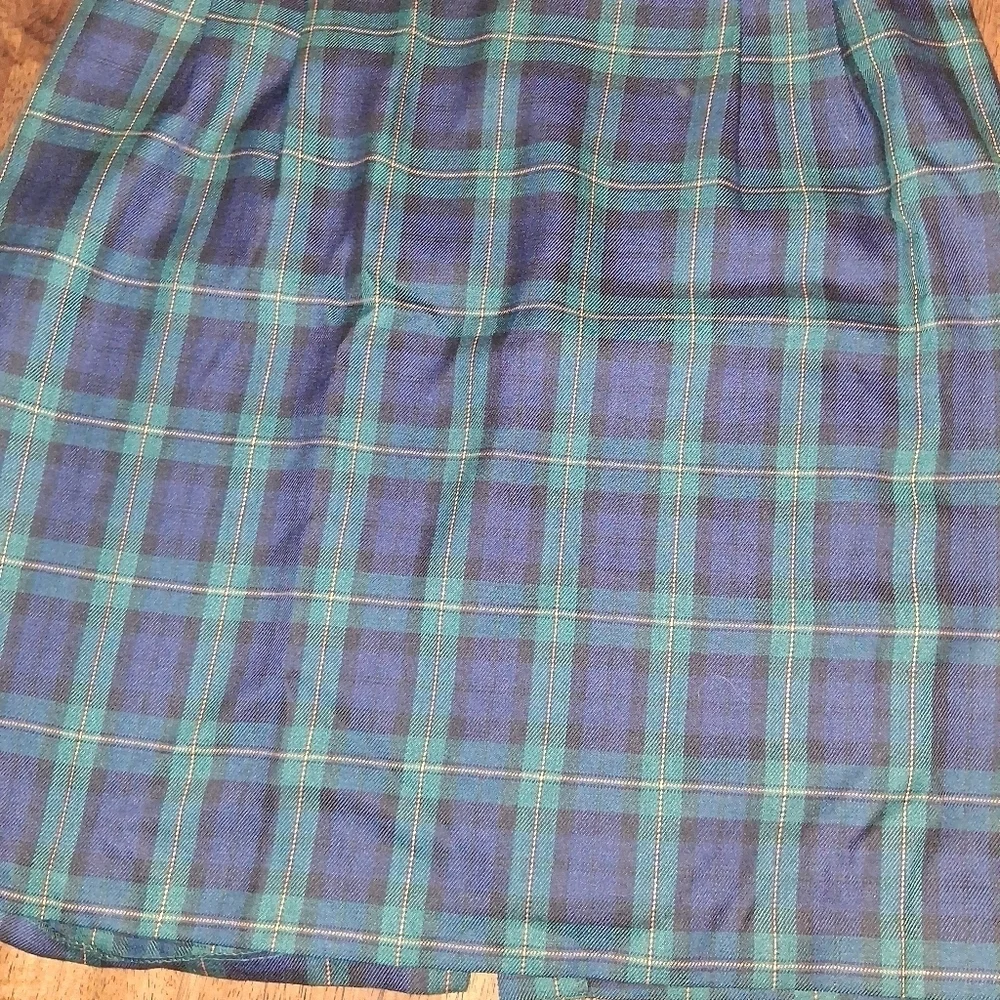 Vintage Tony Garment For CC Magic Midi Skirt Tartan Academia Holiday 14